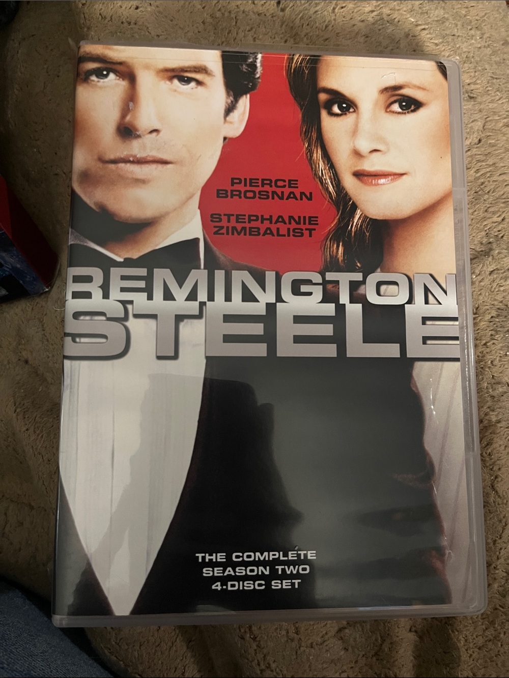 Remington Steele DVD Season Two - Black & Red Cover